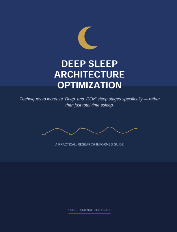 Deep Sleep Architecture Optimization