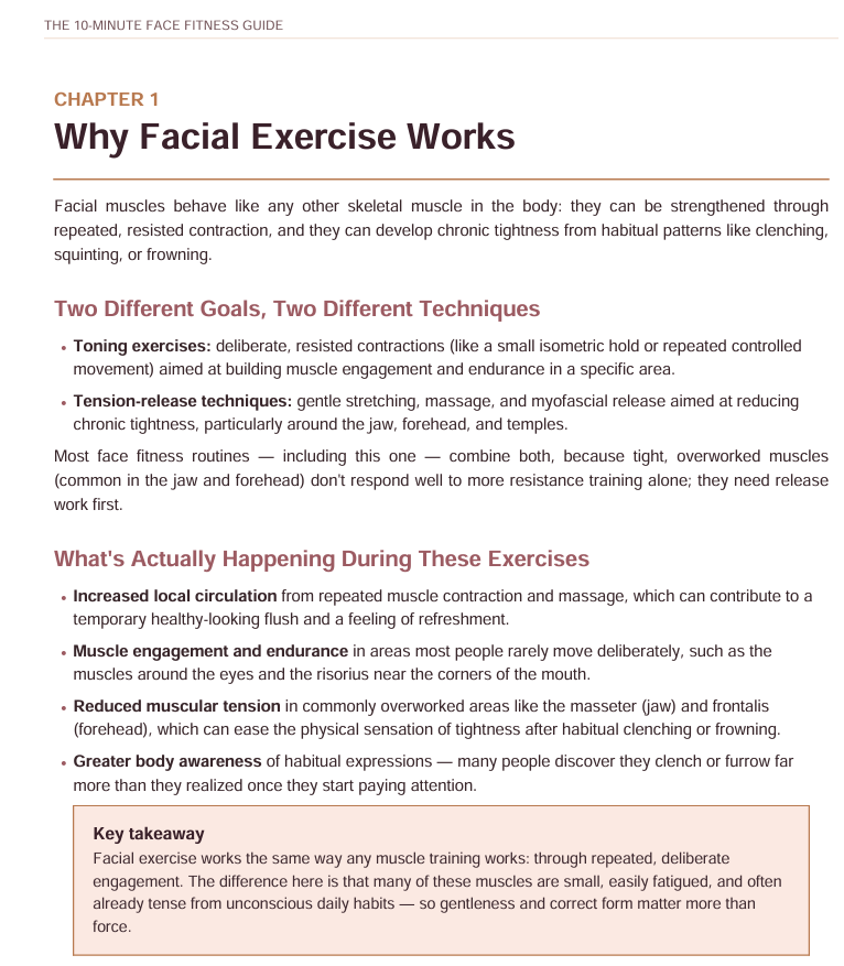 The 10-Minute Face Fitness Guide