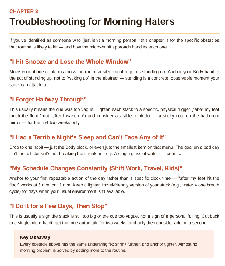 The Micro-Habit 5-Minute Morning Routine